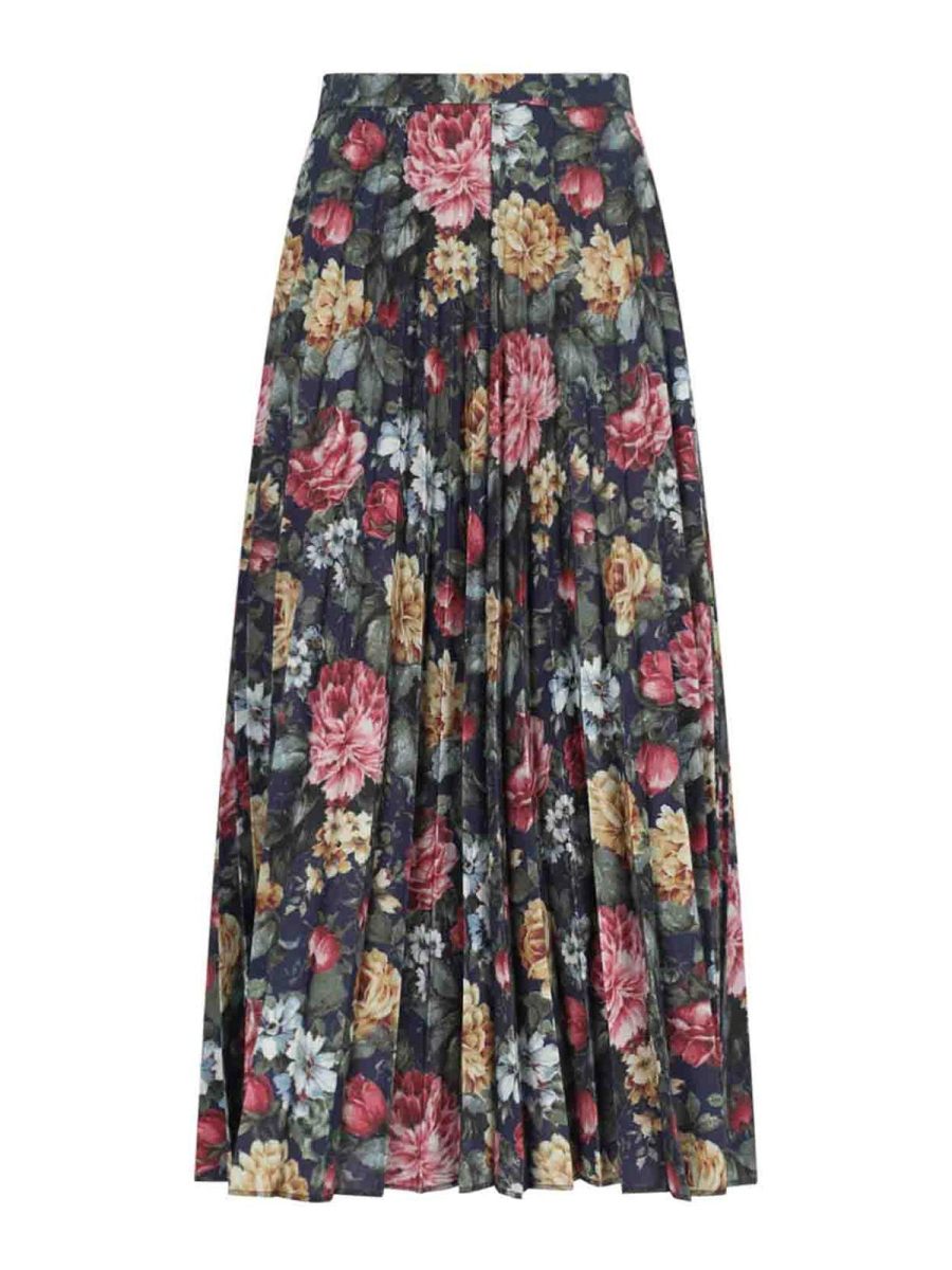 Junya Watanabe Jupe Midi - Bleu