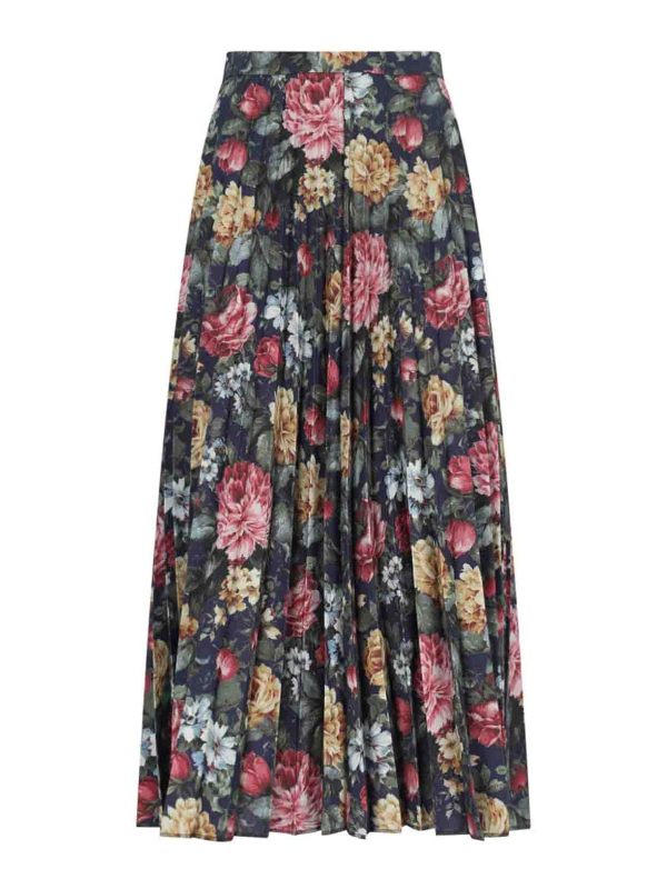 Junya Watanabe Jupe Midi - Bleu