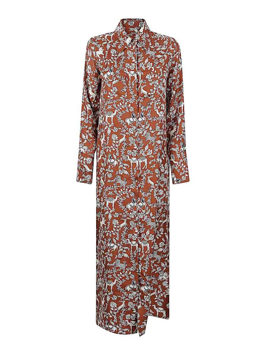 Alberto Biani Maxi Robe - Marron