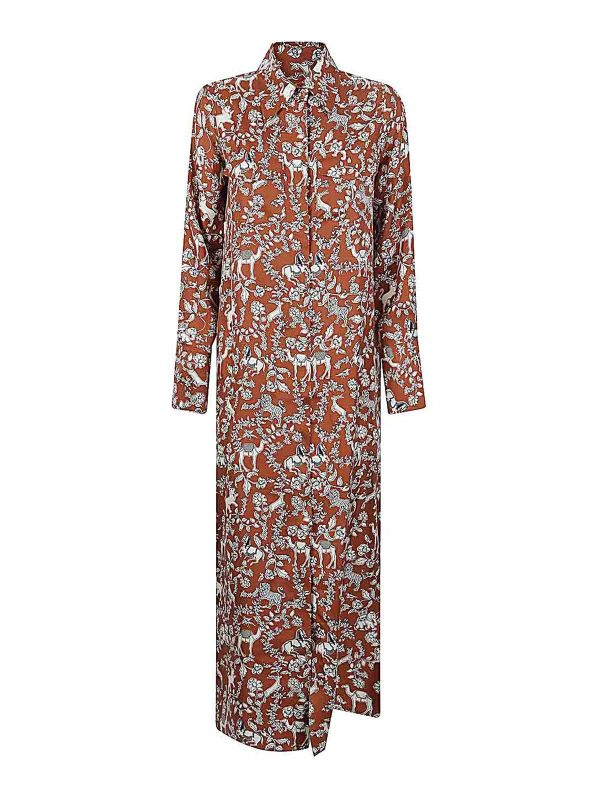 Alberto Biani Maxi Robe - Marron