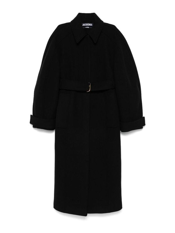 Jacquemus Manteau Court - Noir