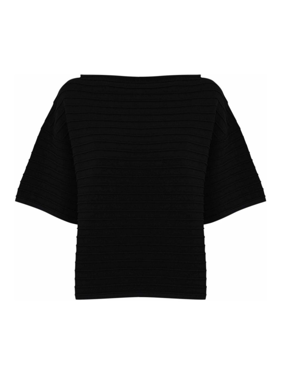 Liviana Conti Pull Col Rond - Noir