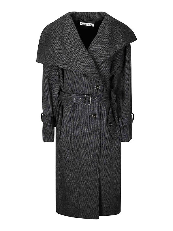 Acne Studios Manteau Court - Gris