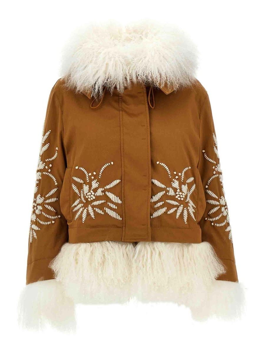 Ermanno Scervino Parka - Marron