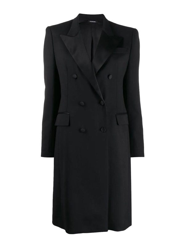 P. A.R. O.S. H. Manteau Court - Noir