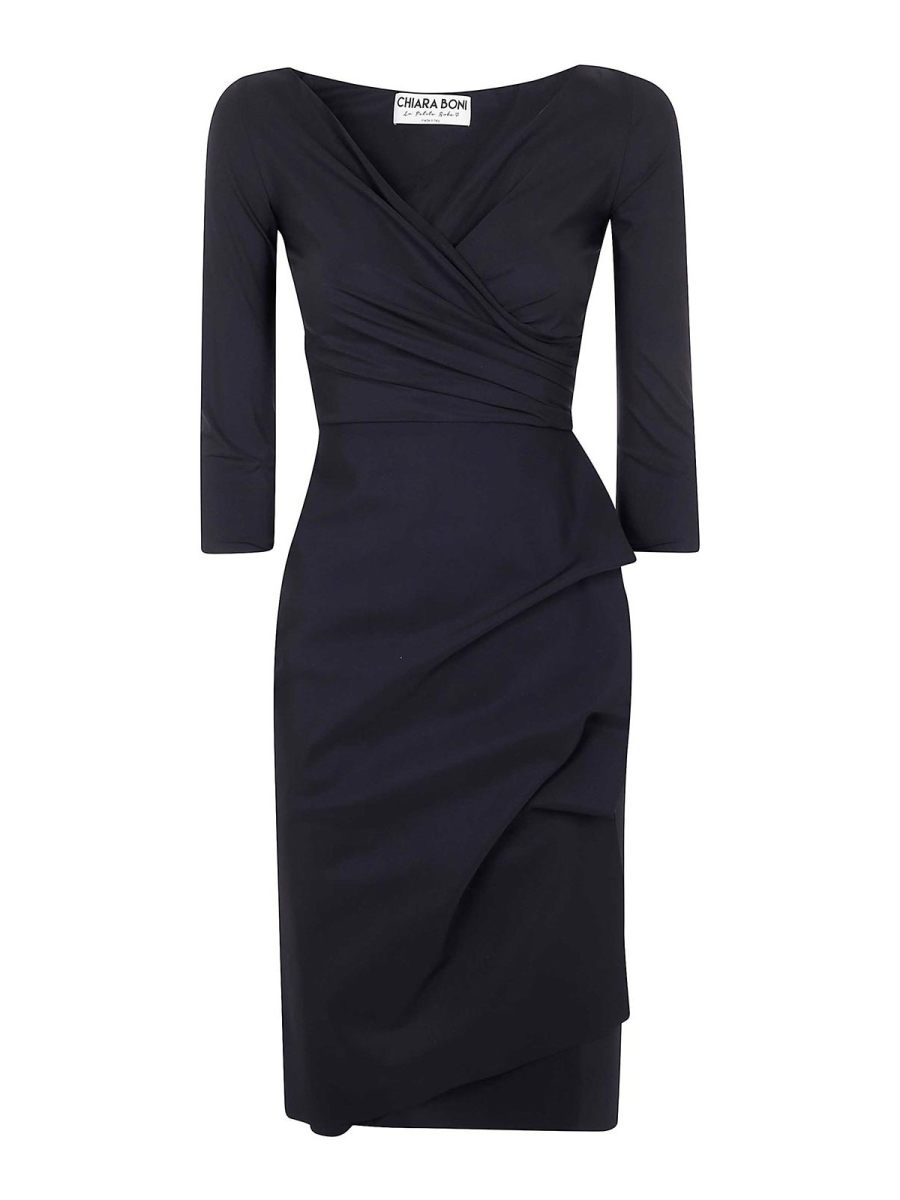 Chiara Boni La Petite Robe Robe Au Genou - Noir