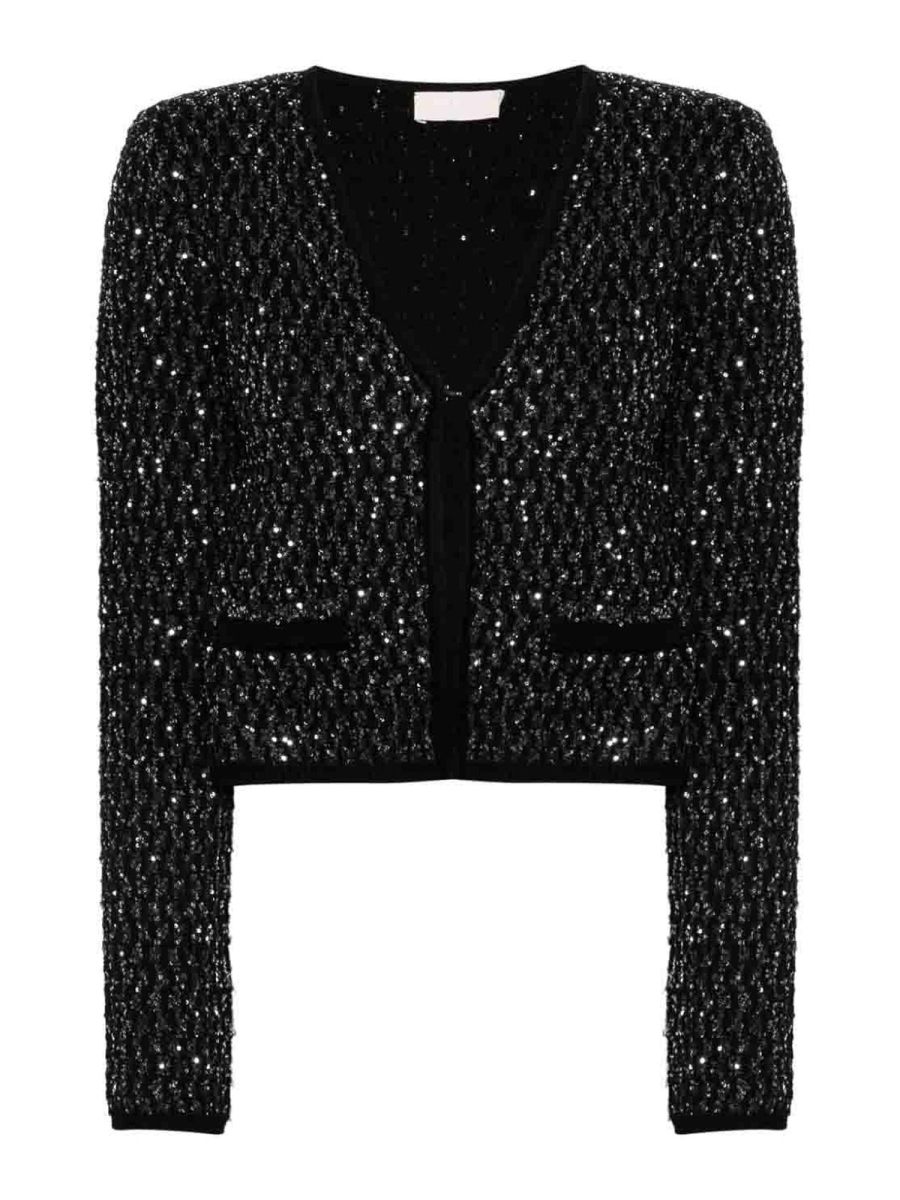 Liu Jo Pull Col Rond - Noir