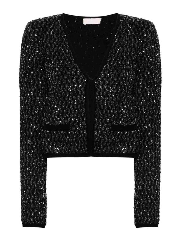 Liu Jo Pull Col Rond - Noir