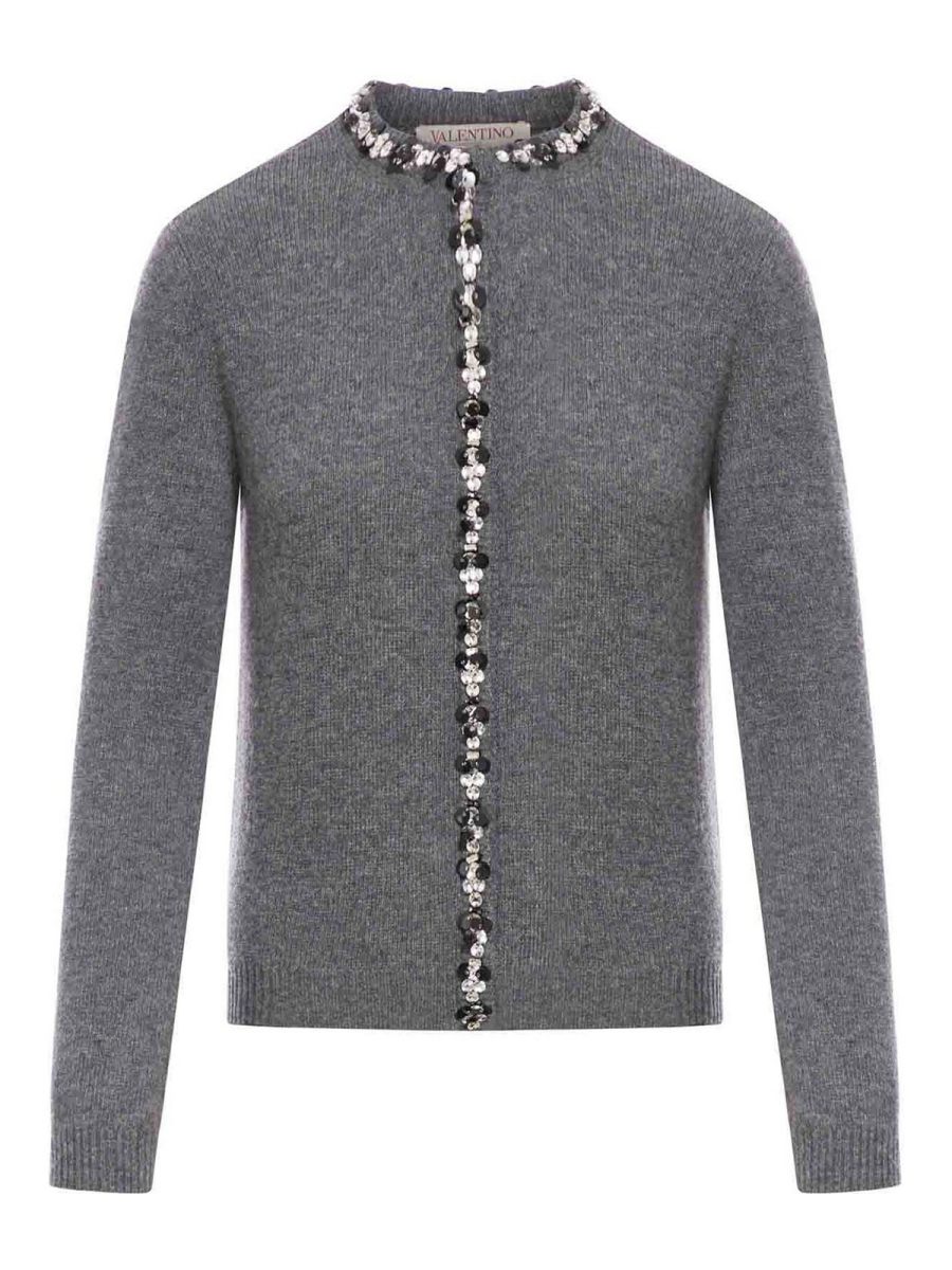 Valentino Garavani Cardigan - Gris