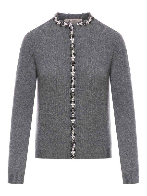 Valentino Garavani Cardigan - Gris