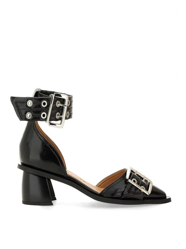 Ganni Chaussures À Talon - Noir