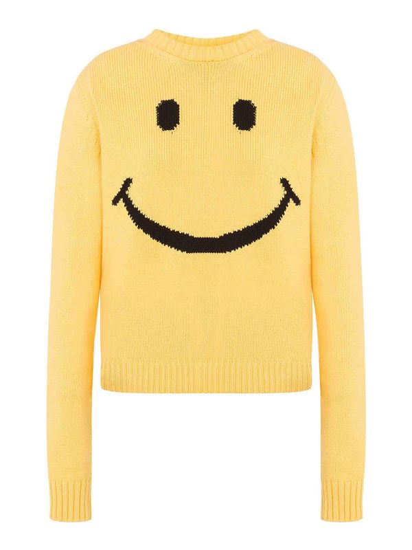 Moschino Pull Col Bateau - Jaune