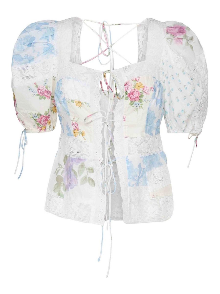 For Love & Lemons Top - Couleur Chair