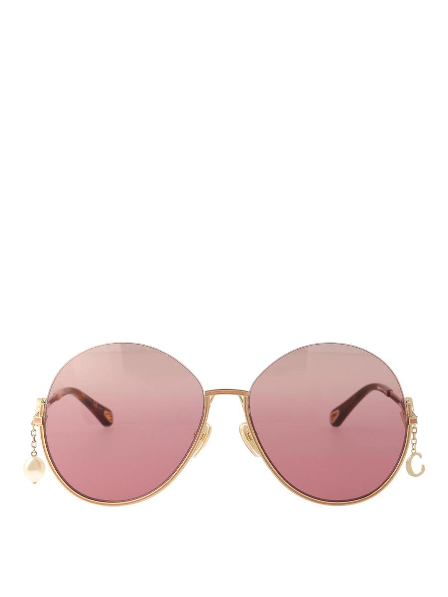 Chloe' Lunettes De Soleil - Or