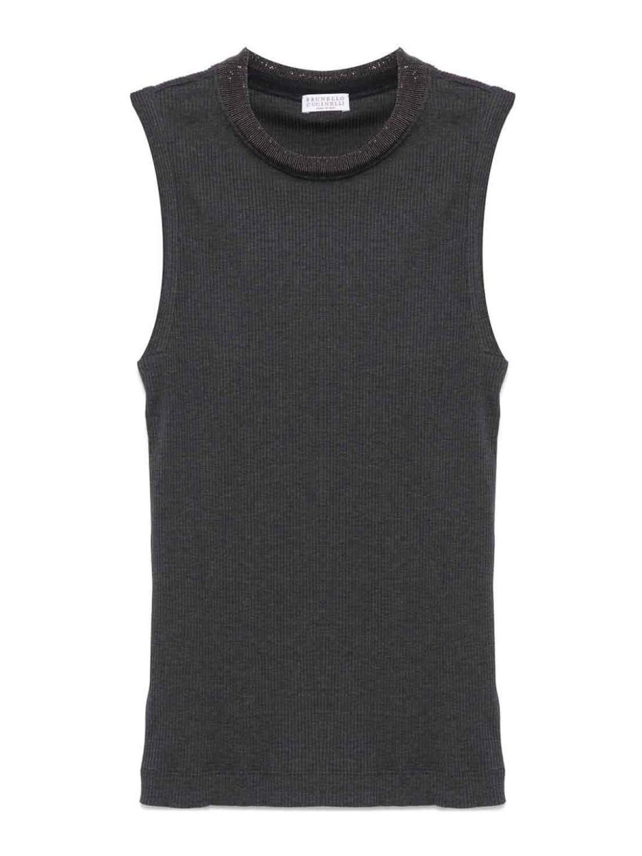 Brunello Cucinelli Top - Gris