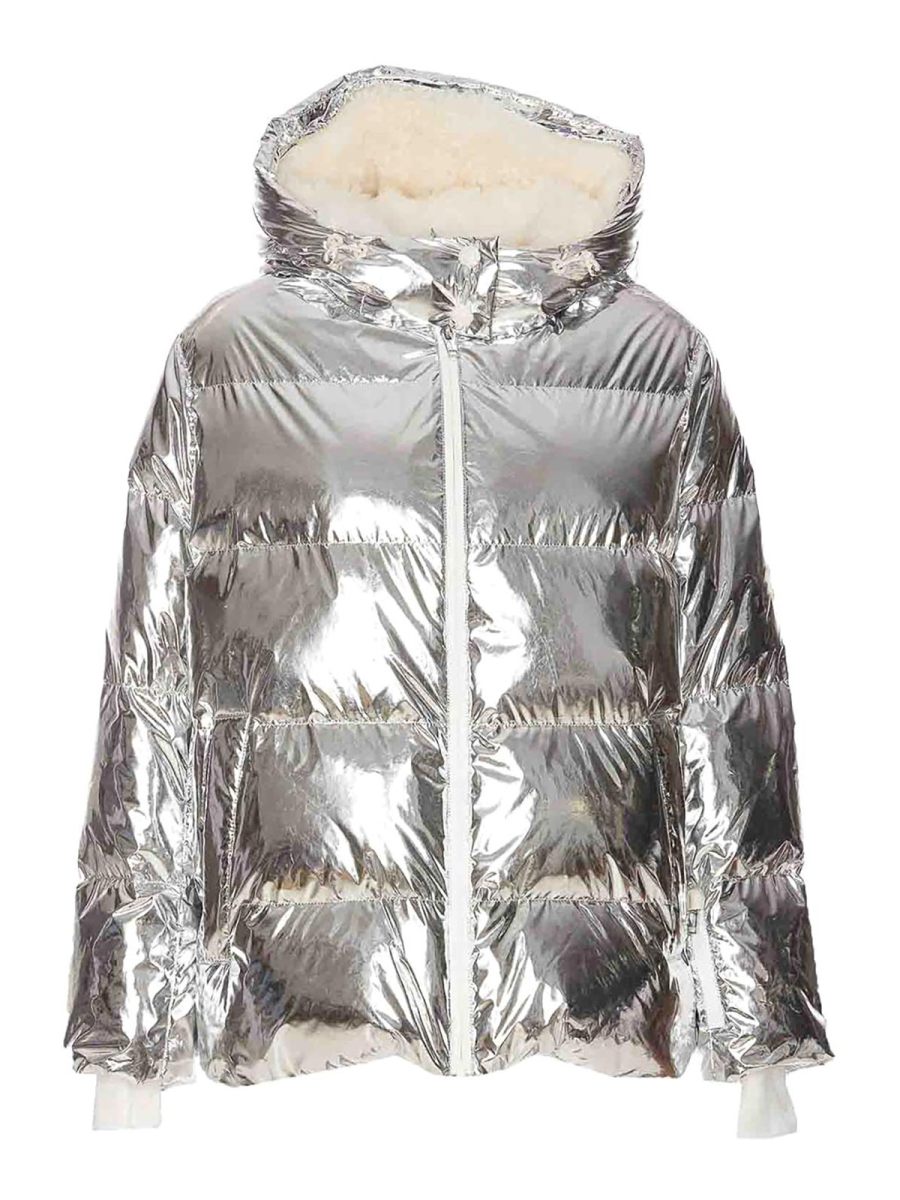 Yves Salomon Veste Casual - Argent