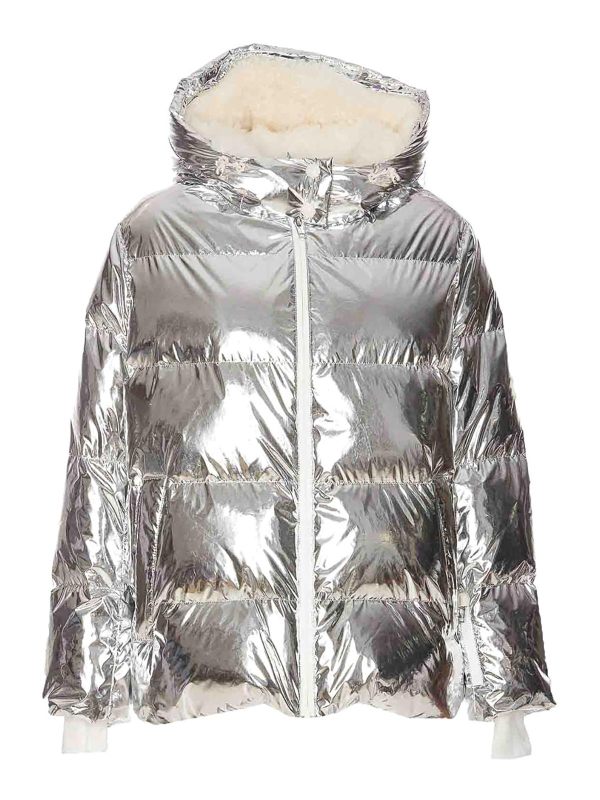 Yves Salomon Veste Casual - Argent