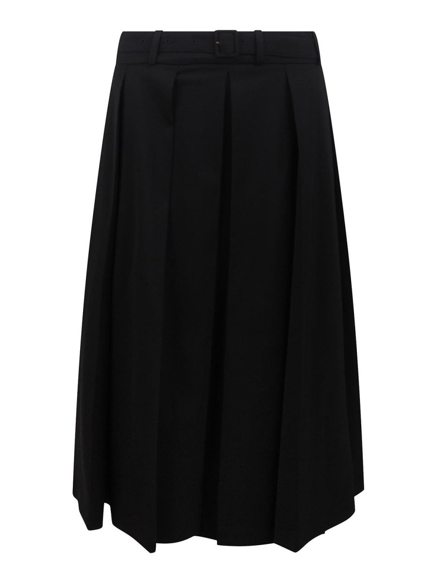 Patou Jupe Midi - Noir