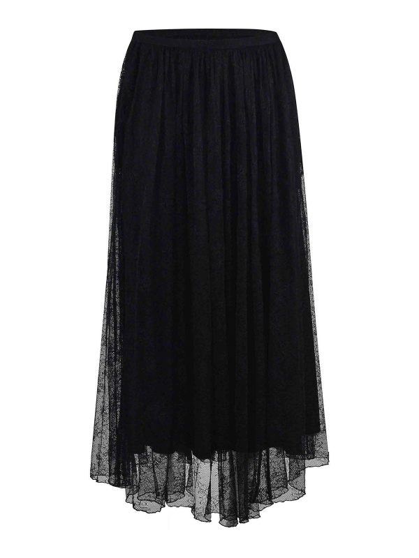 Rotate Birger Christensen Jupe Midi - Noir