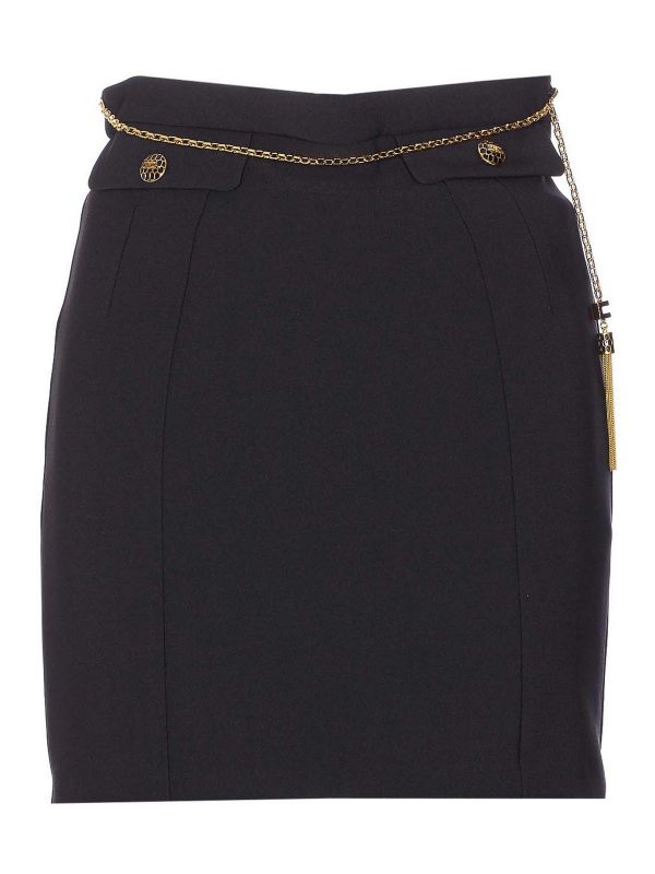 Elisabetta Franchi Mini Jupe - Noir