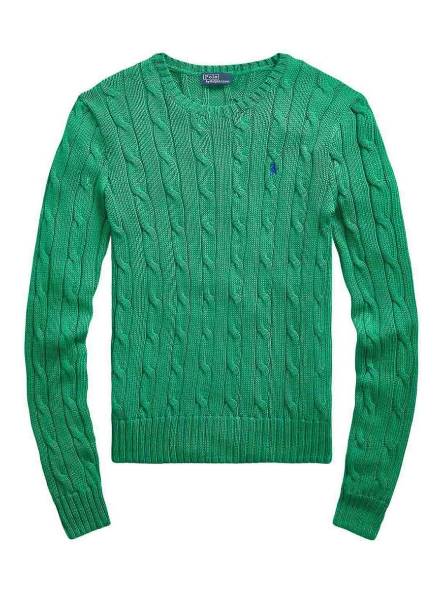 Polo Ralph Lauren Pull Col Rond - Vert