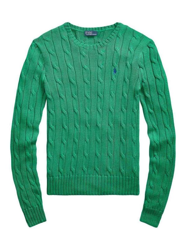 Polo Ralph Lauren Pull Col Rond - Vert