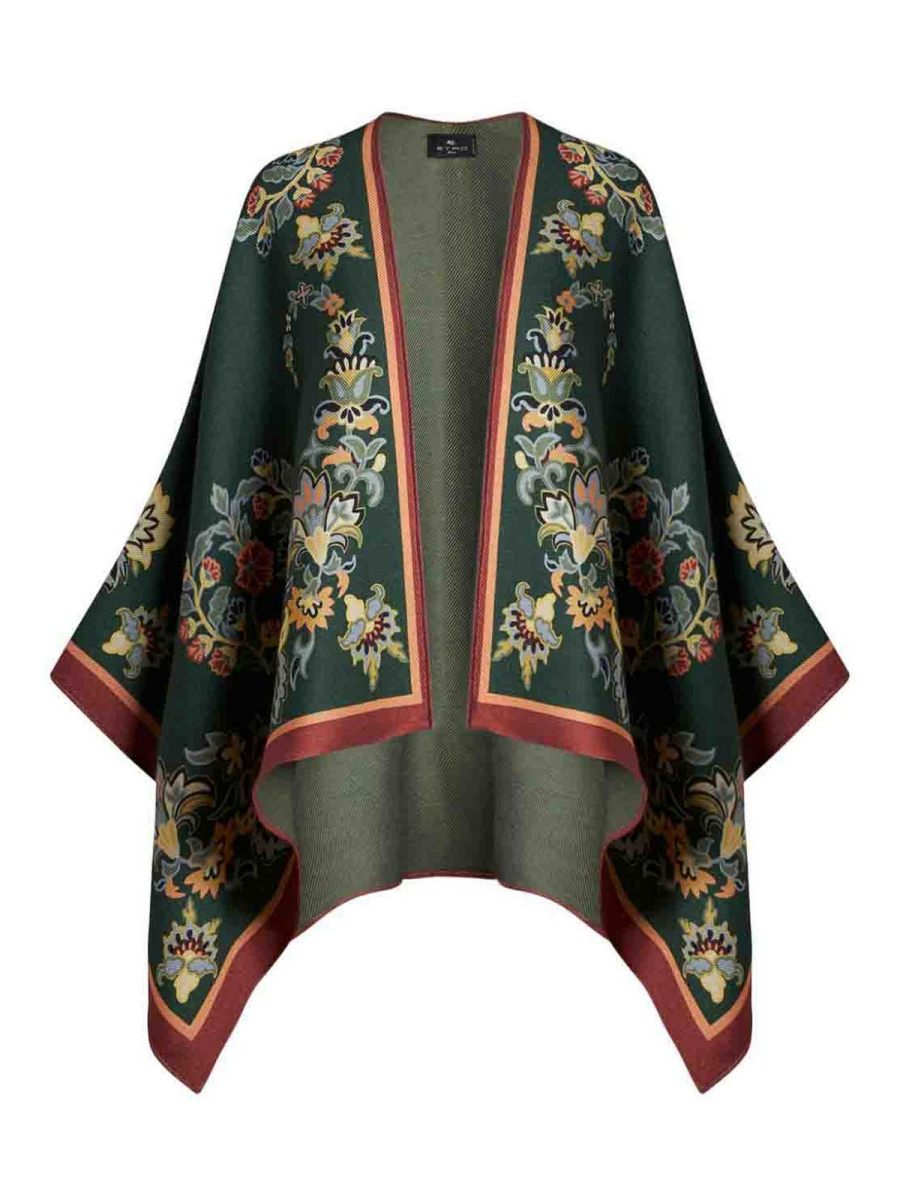 Etro Cape - Vert