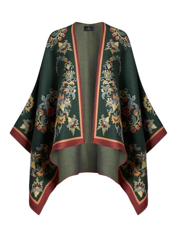 Etro Cape - Vert