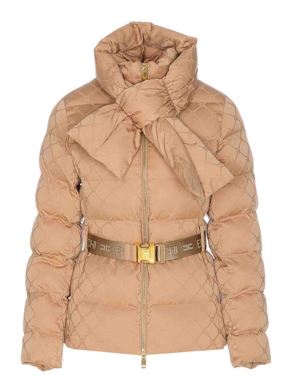Elisabetta Franchi Blouson Rembourré - Beige