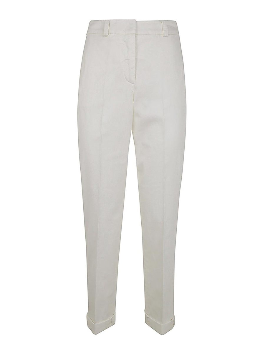 Peserico Pantalons Décontractés - Blanc