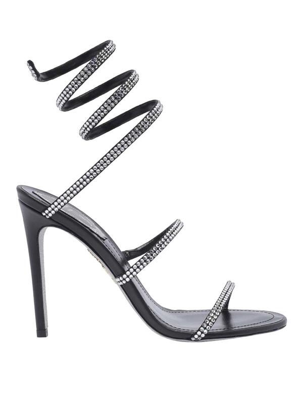 Rene Caovilla Chaussures À Talon - Noir