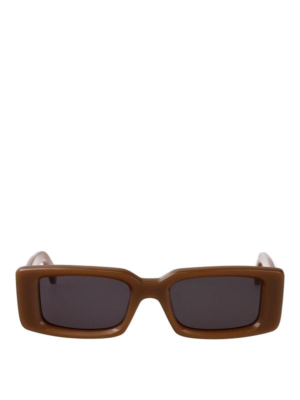 Off-White Lunettes De Soleil - Marron