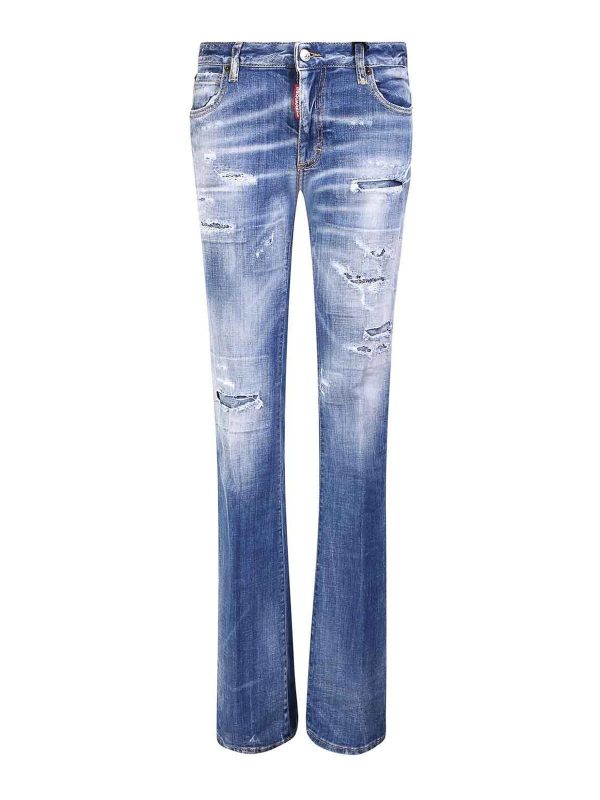 Dsquared2 Jean Droit - Bleu