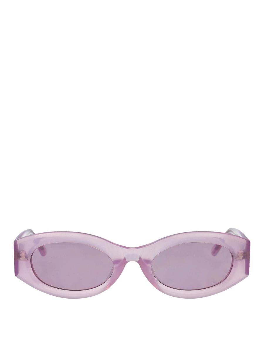 The Attico Lunettes De Soleil - Couleur Chair