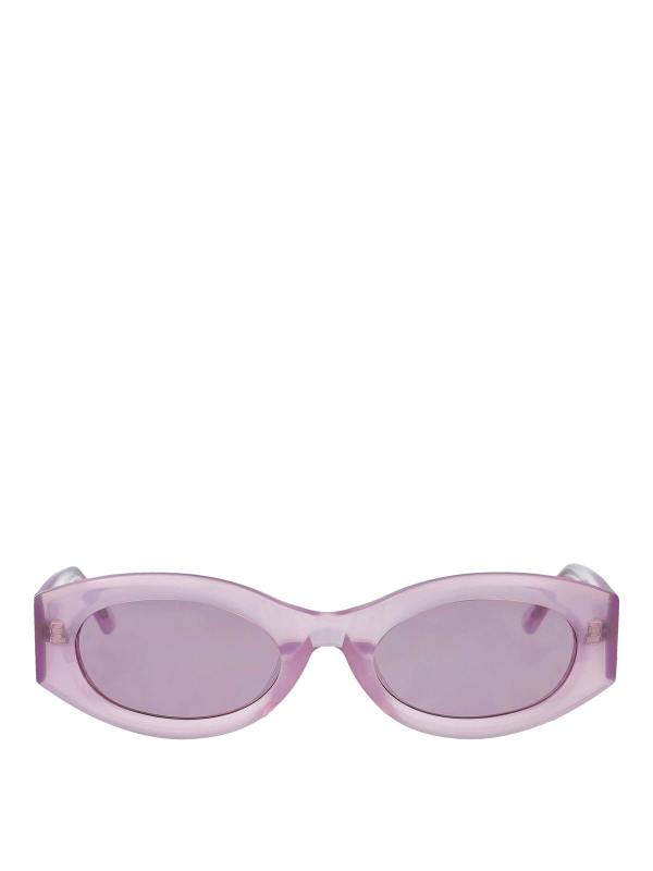 The Attico Lunettes De Soleil - Couleur Chair
