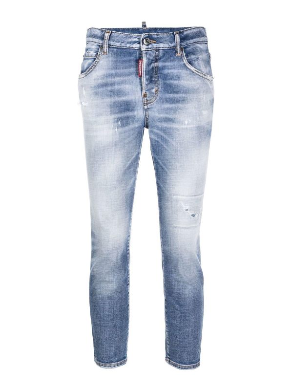 Dsquared2 Jean Droit - Bleu