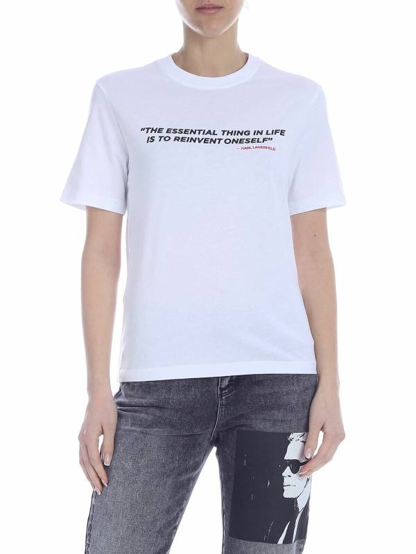 Karl Lagerfeld T-Shirt - Blanc