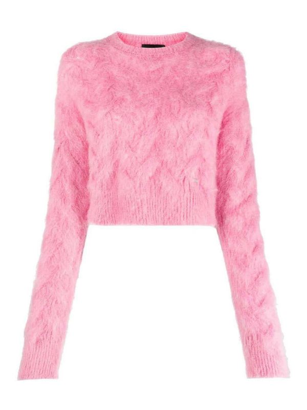 Dsquared2 Pull Col Rond - Rose