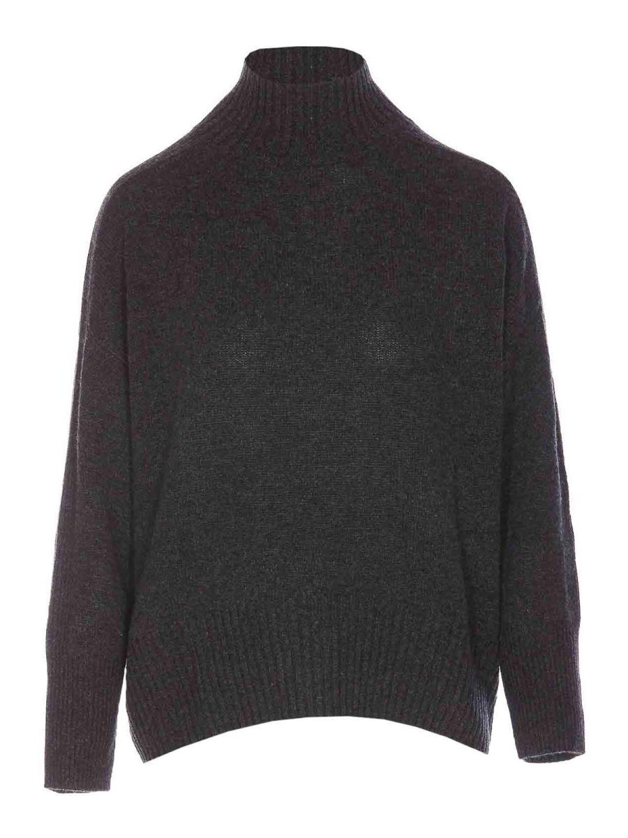Allude Pull Col Rond - Gris