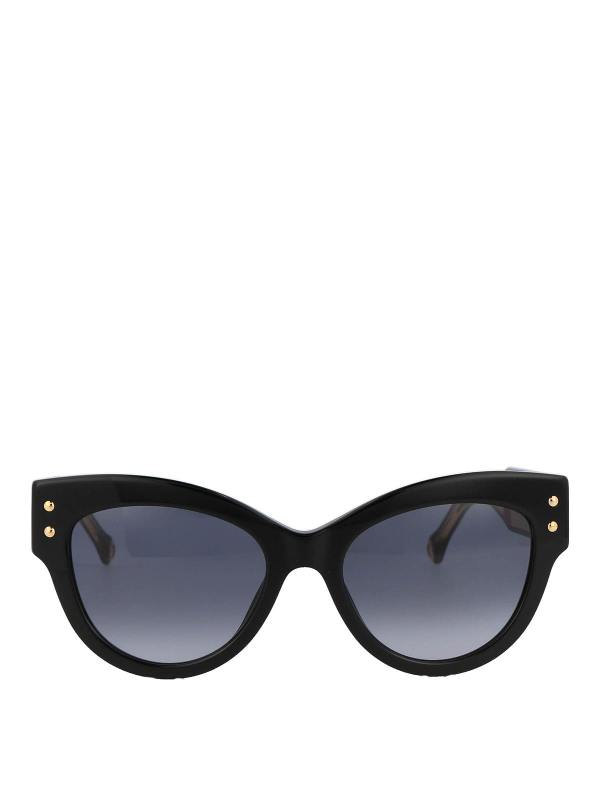 Carolina Herrera Lunettes De Soleil - Noir