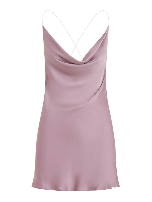 Y/Project Robe Au Genou - Violet Clair