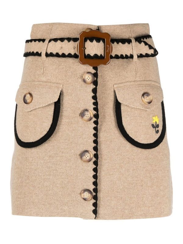Cormio Mini Jupe - Beige