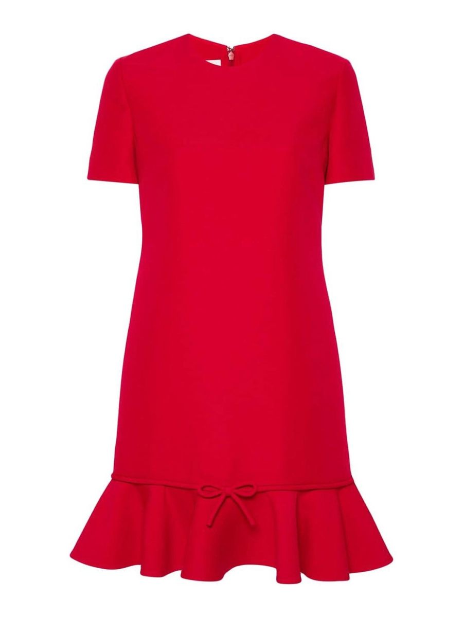 Valentino Robe Courte - Rouge