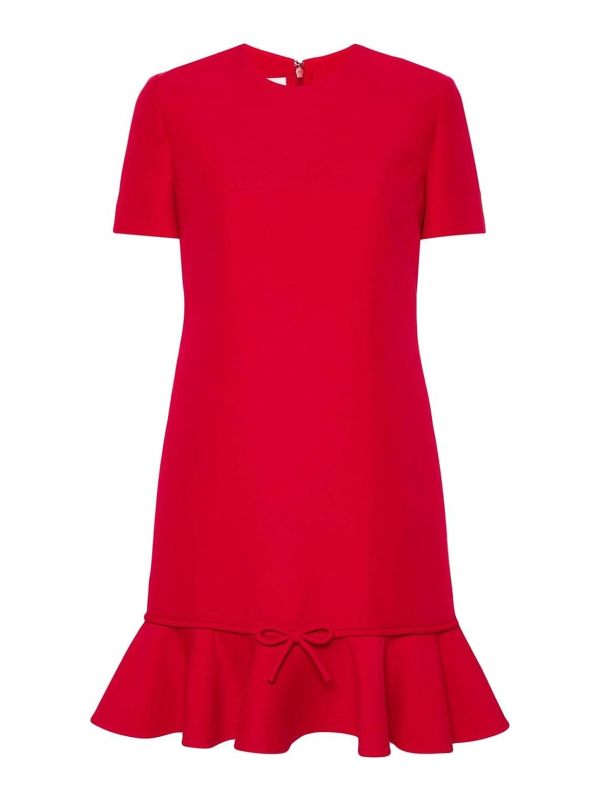 Valentino Robe Courte - Rouge