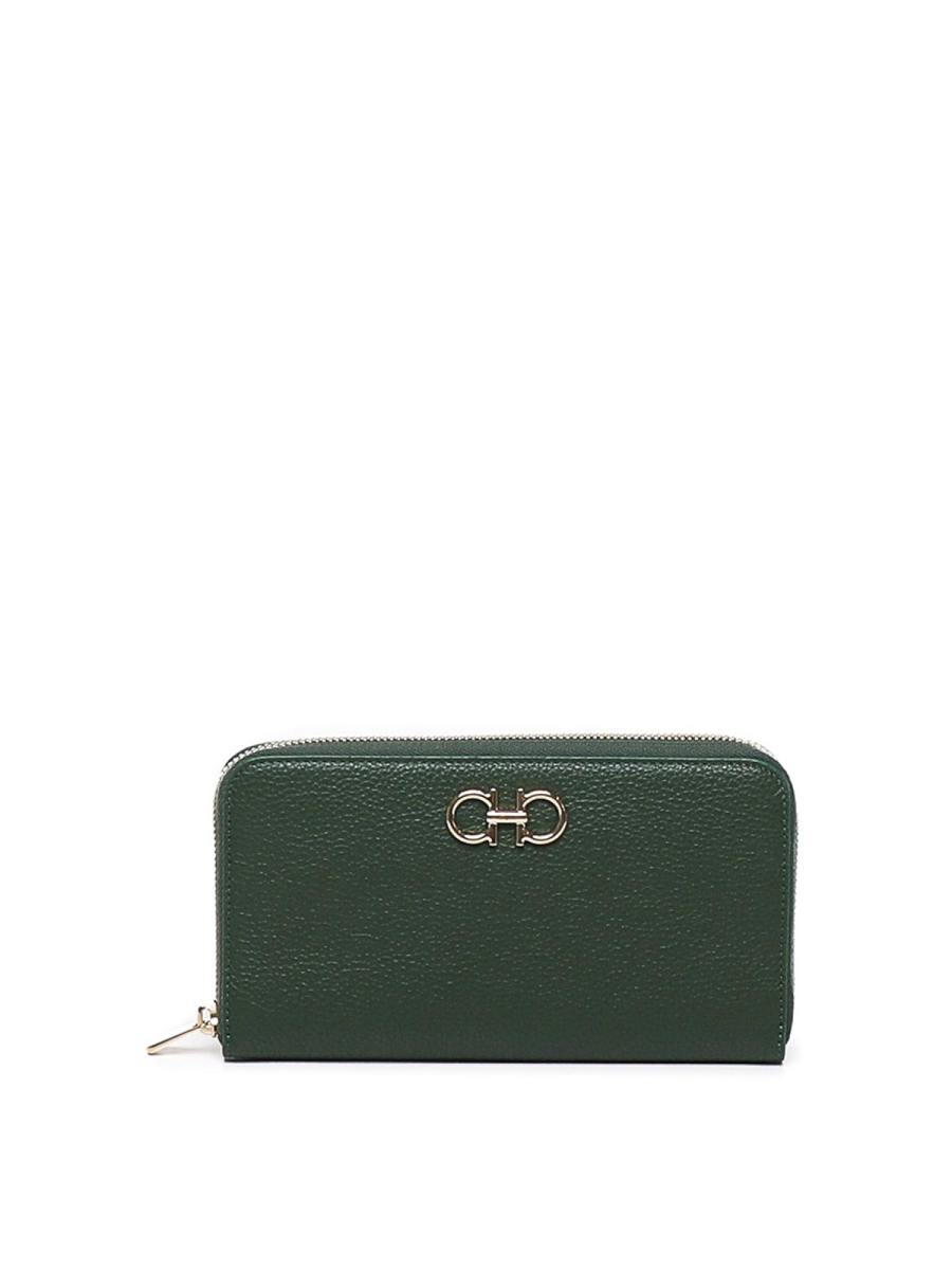 Salvatore Ferragamo Portefeuilles - Vert