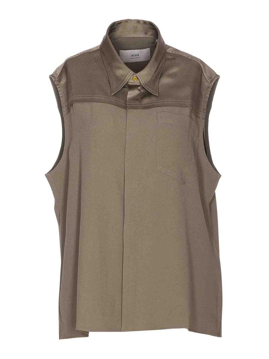 Ami Paris Chemise - Vert