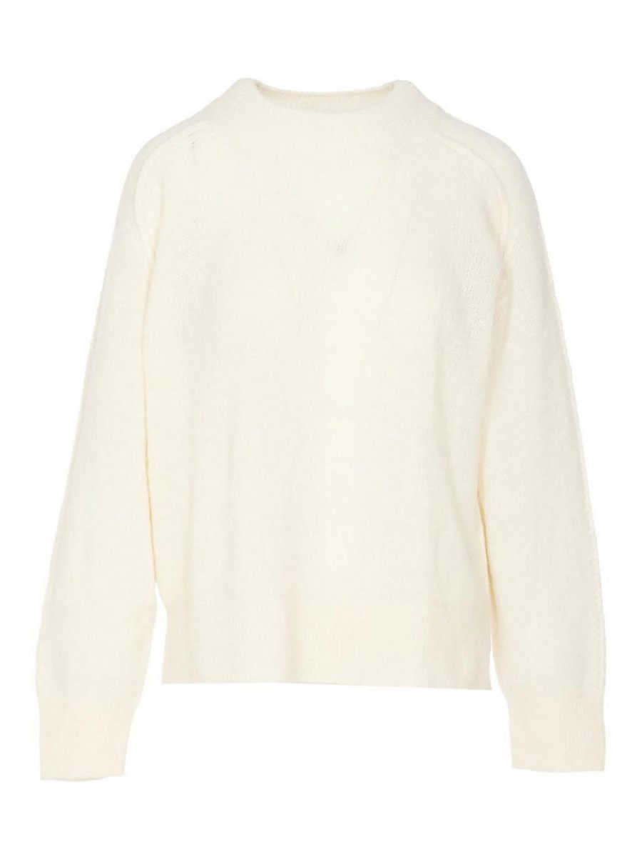 A. P.C. Pull Col Rond - Blanc