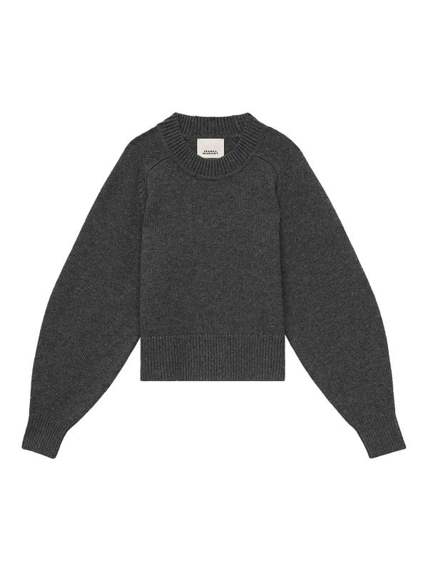 Isabel Marant Pull Col Rond - Gris Foncé