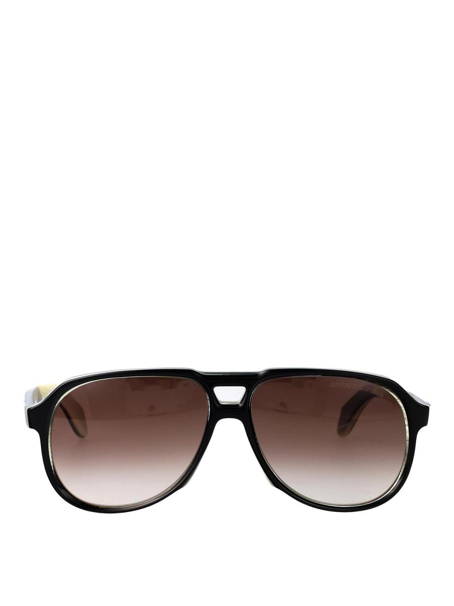 Cutler And Gross Lunettes De Soleil - Noir
