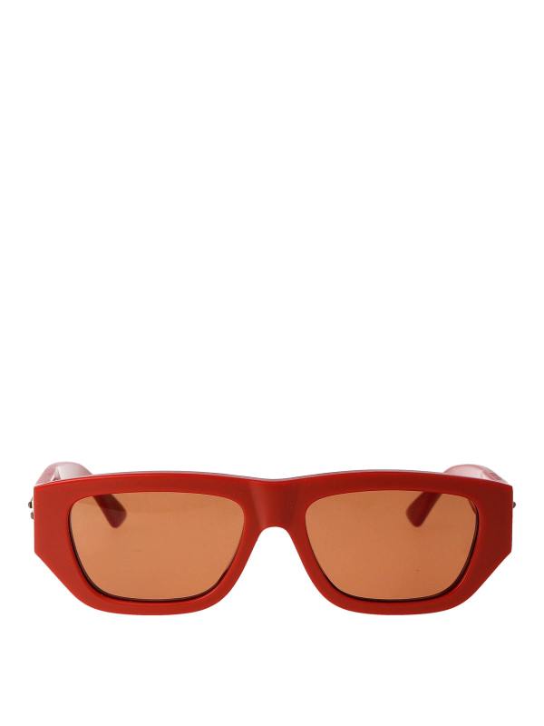 Bottega Veneta Lunettes De Soleil - Orange